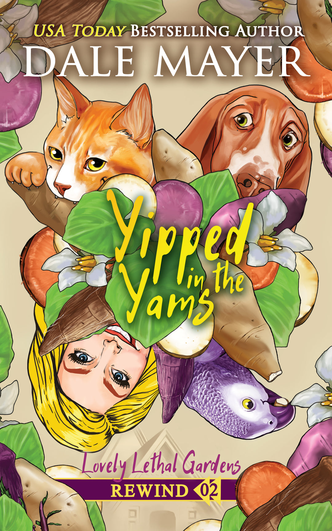 Yipped in the Yams: Lovely Lethal Gardens Rewind Book 2