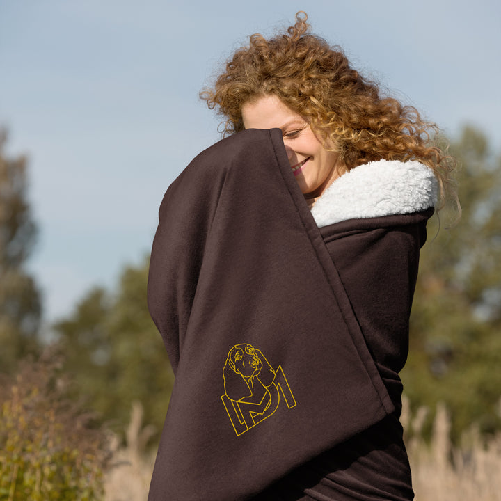 Lovely Lethal Garden, Mug's Premium sherpa blanket