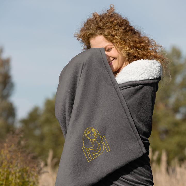 Lovely Lethal Garden, Mug's Premium sherpa blanket