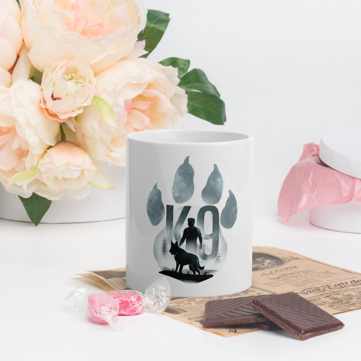 The K9 Files White glossy mug