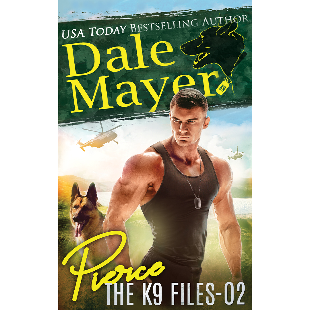 Book Cover of Pierce, Book 2 of the K9 Files. A novel by the USA Today's Bestselling Author Dale Mayer