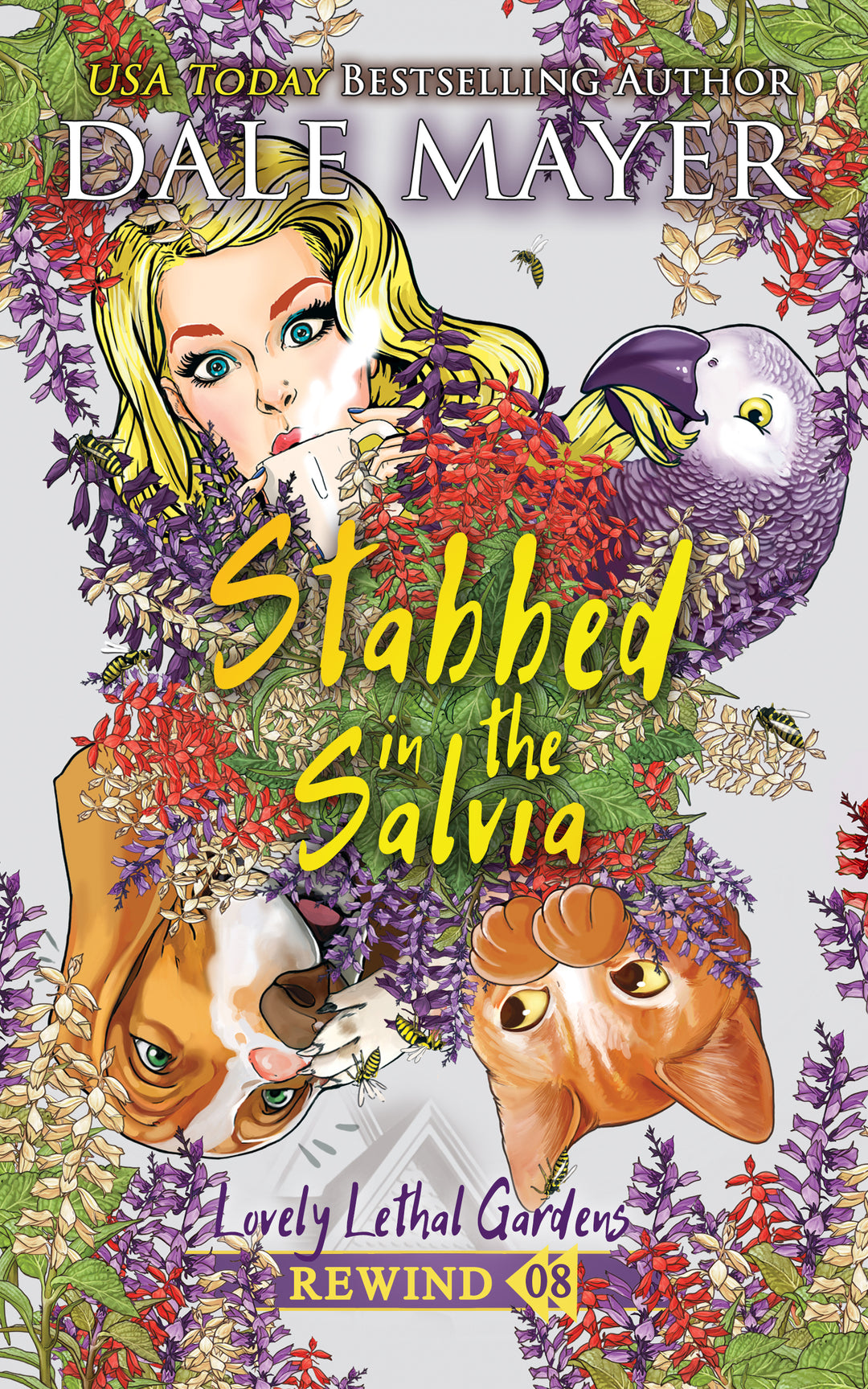 Stabbed in the Salvia: Lovely Lethal Gardens Rewind Book 8 (Pre-Order)