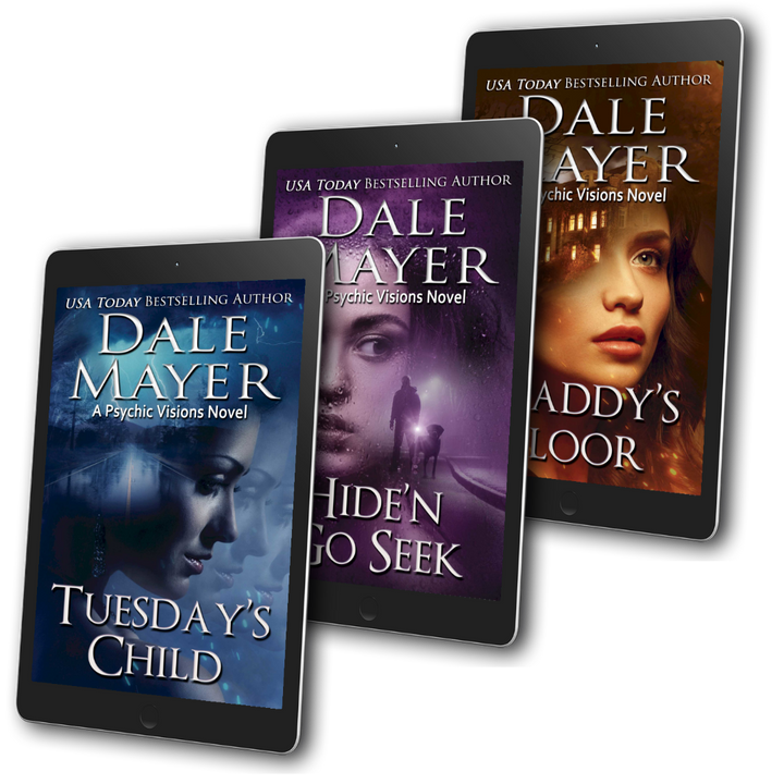 Book Cover of Boxed Collection, Book 1-3 of the Psychic Visions Series. A novel by the USA Today's Bestselling Author Dale Mayer